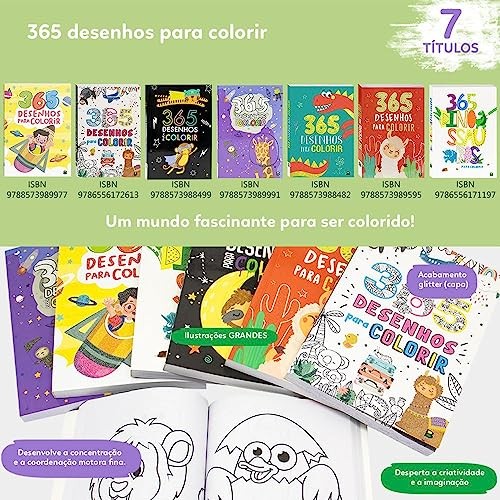 LIVRO 365 DESENHOS PARA COLORIR