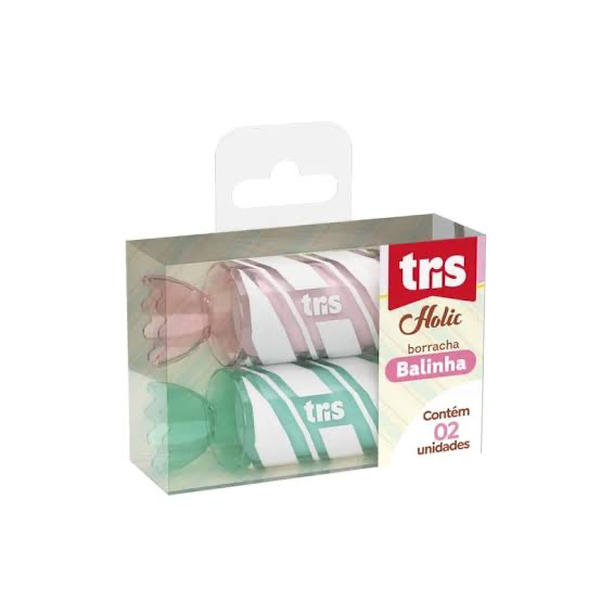 BORRACHA TRIS HOLIC BALINHA 2 UNI