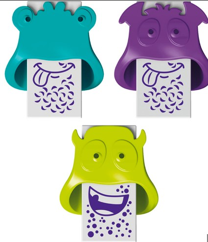 BORRACHA MONSTER CORES SORTIDAS