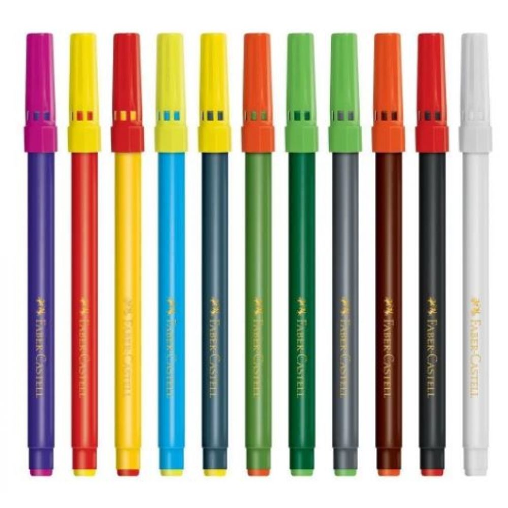 Caneta Hidrográfica Magic 10 Cores E 2 Mágicas 