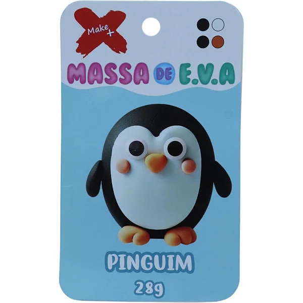 MASSA DE EVA PINGUIM