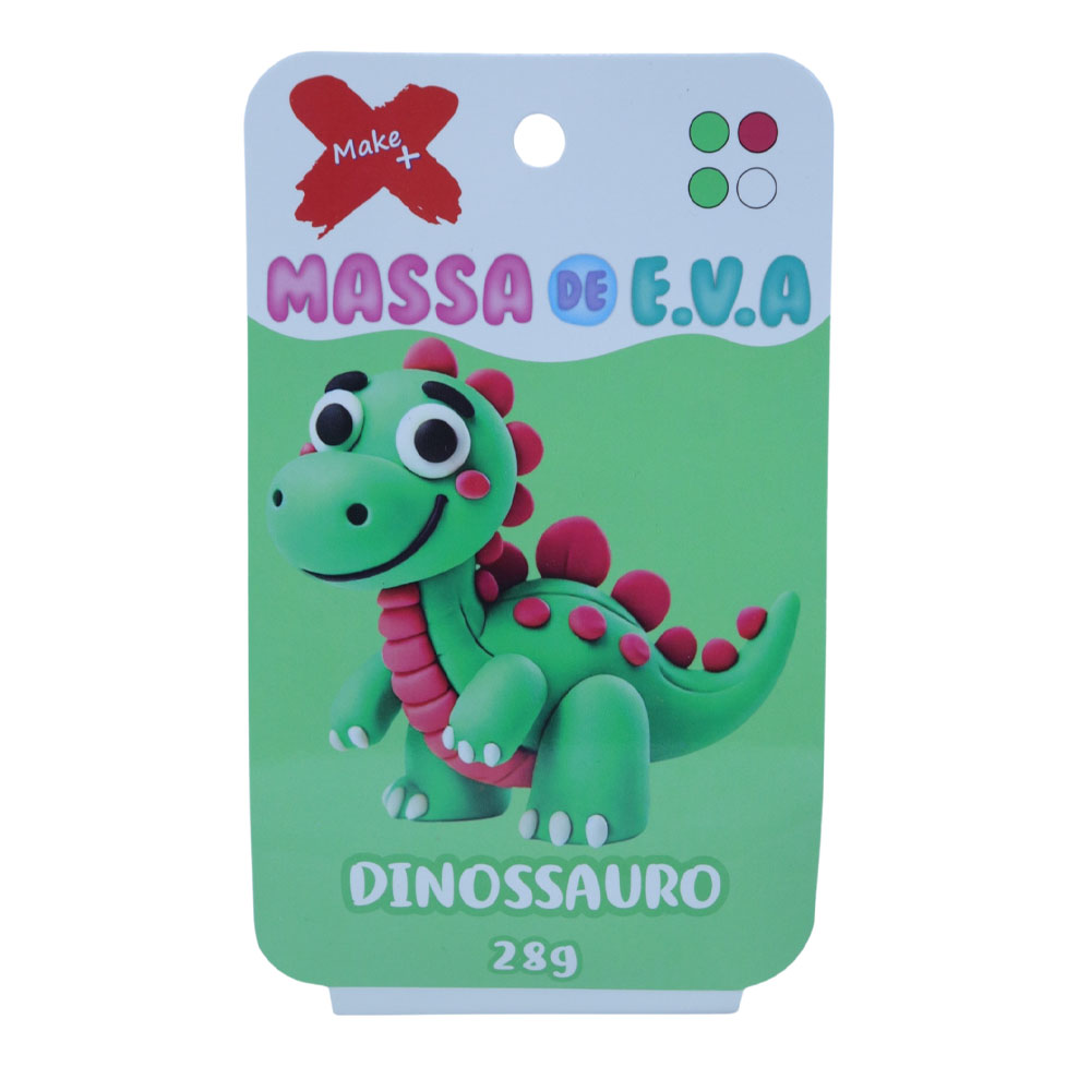 MASSA DE EVA DINOSSAURO