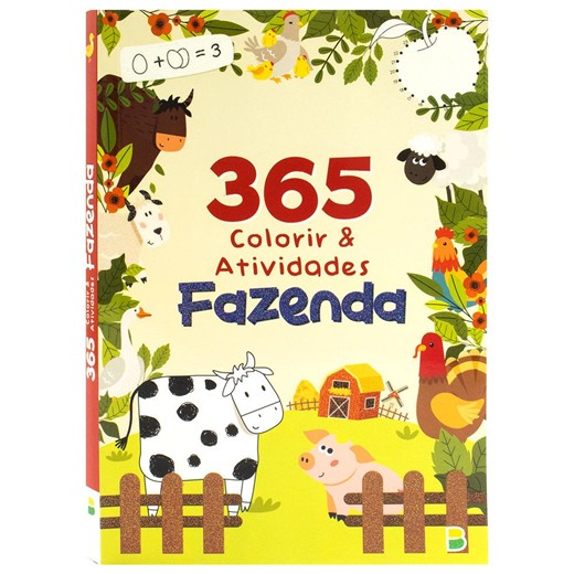 LIVRO 365 COLORIR E ATIVIDADES FAZENDA
