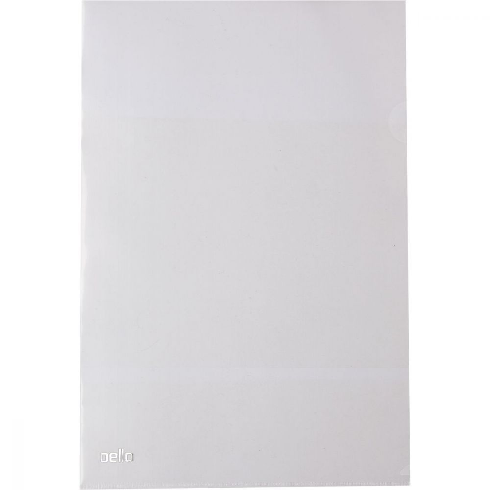 PASTA EM L DELLOPLAST CRISTAL