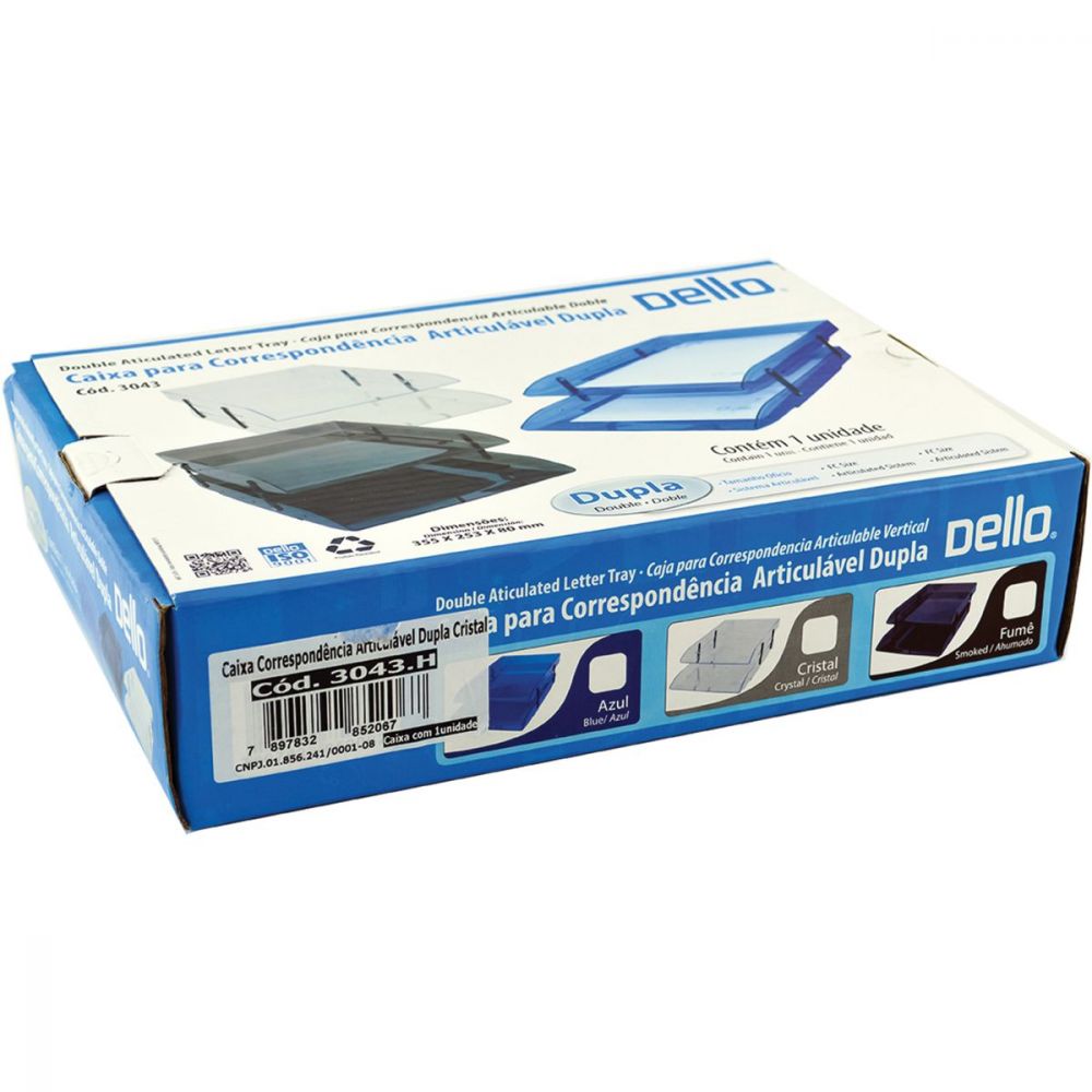 CAIXA CORRESPONDENCIA ARTICULAVEL DUPLA