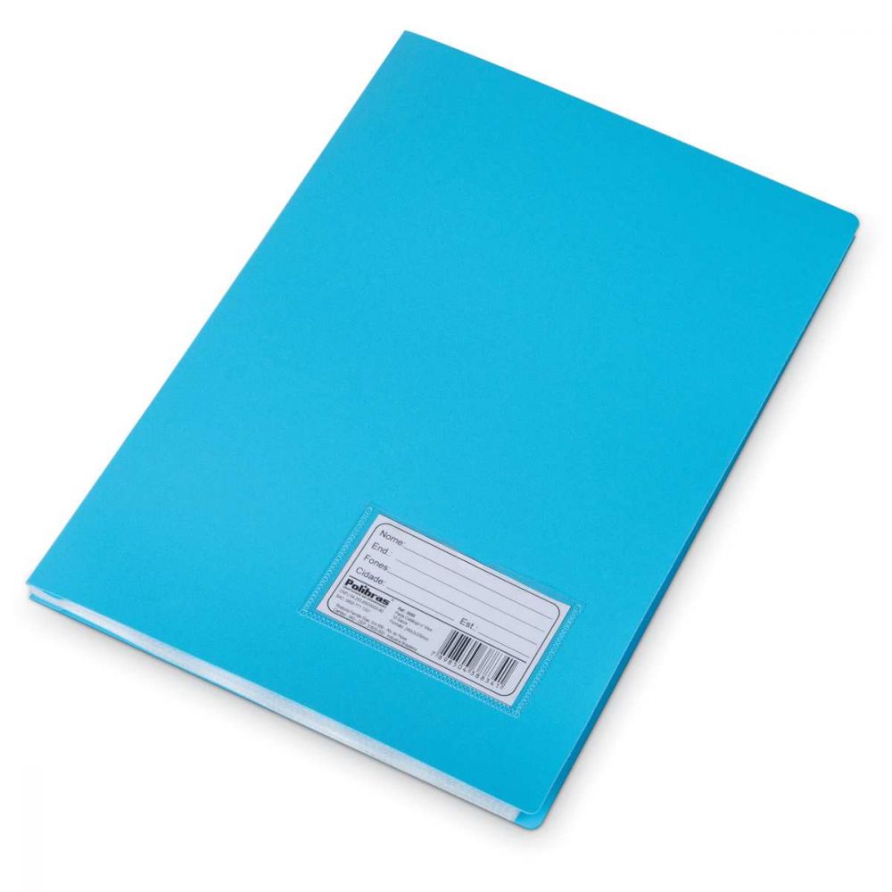 PASTA CATALAGO OFICIO AZUL 50 ENVELOPES