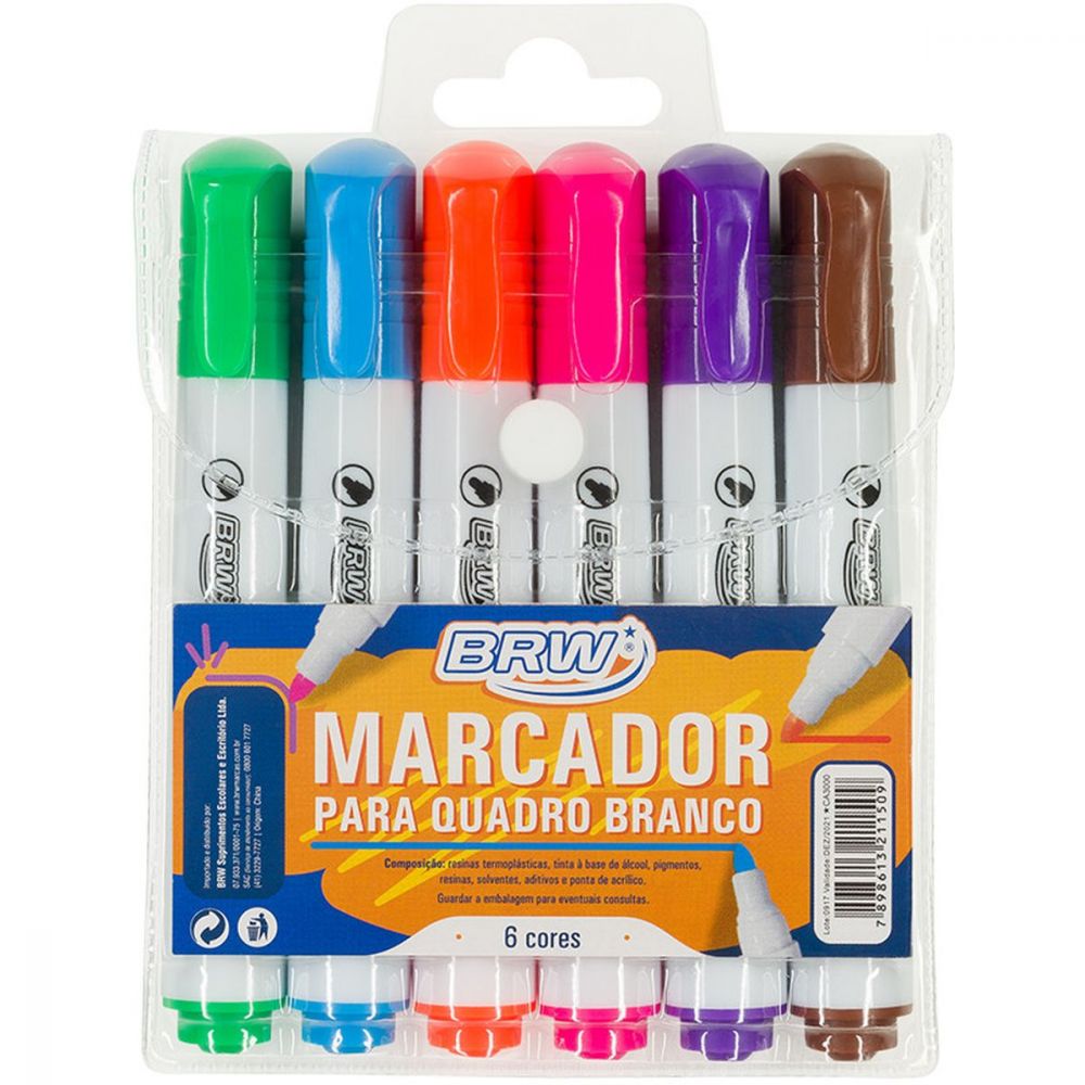KIT MARCADOR PARA QUADRO BRANCO