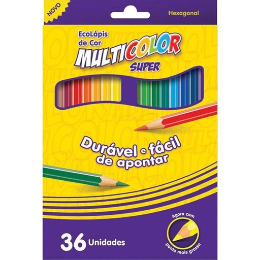 LAPIS DE COR MUILTI COLOR 36 CORES 