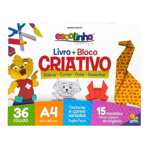 LIVRO CRIATIVO A4 36 FOLHAS