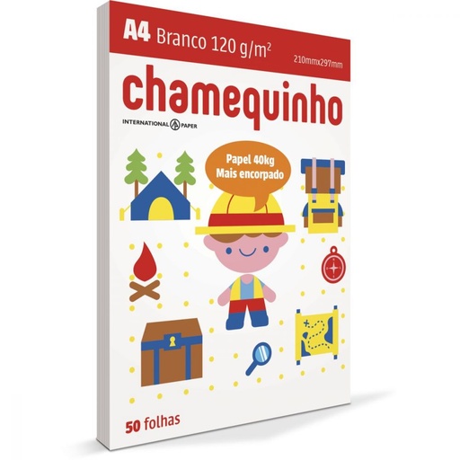 PAPEL SULFITE CHAMEQUINHO 120 GRAMAS